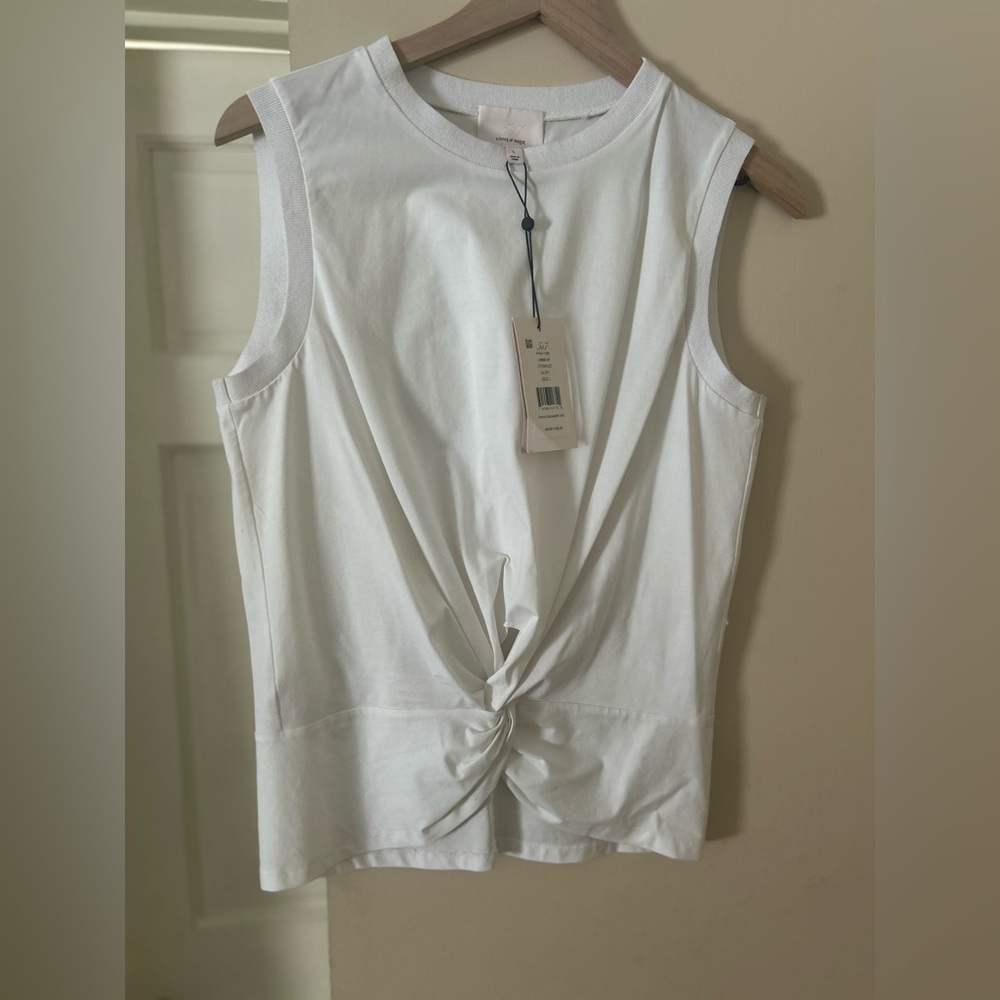 NWT cinq a Sept top, sz L